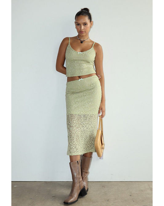 Tinker Lace Midi Skirt